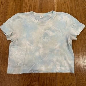Aritzia Wilfred Free Tie Dye Baby Tee